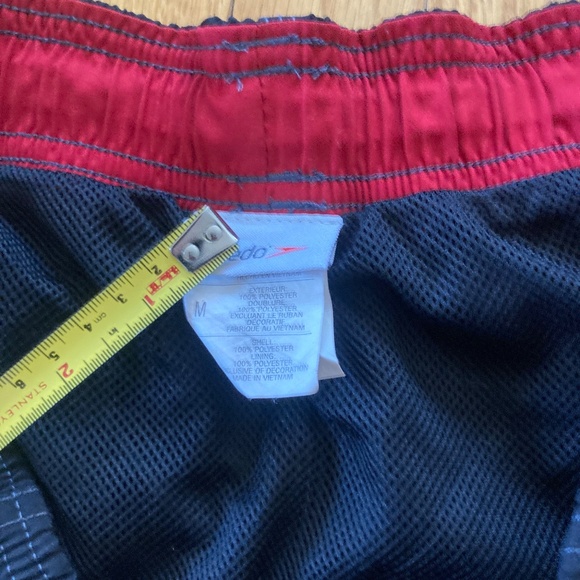 “Mad Men" Television Series Speedo Promo Swim Shorts, Men's size M, Black & Red - Picture 6 of 12